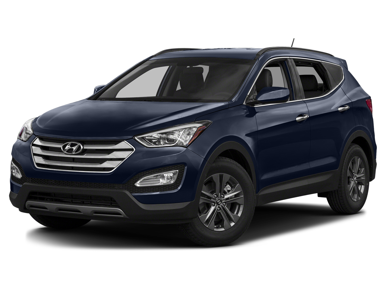 2015 Hyundai Santa Fe Sport 2.0T in Marlin Blue — front three-quarter view