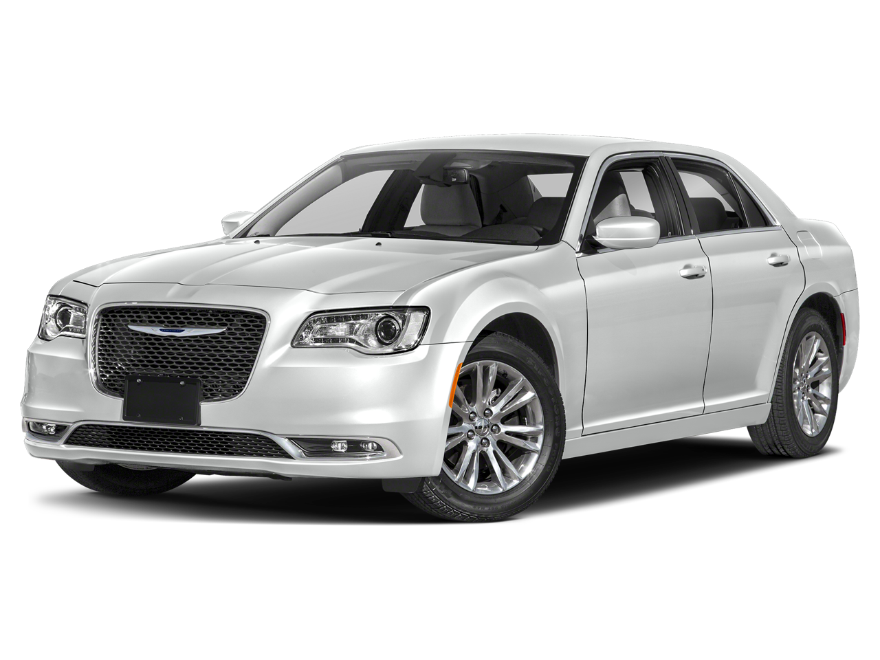 2021 Chrysler 300 Touring in Bright White Clearcoat — front three-quarter view