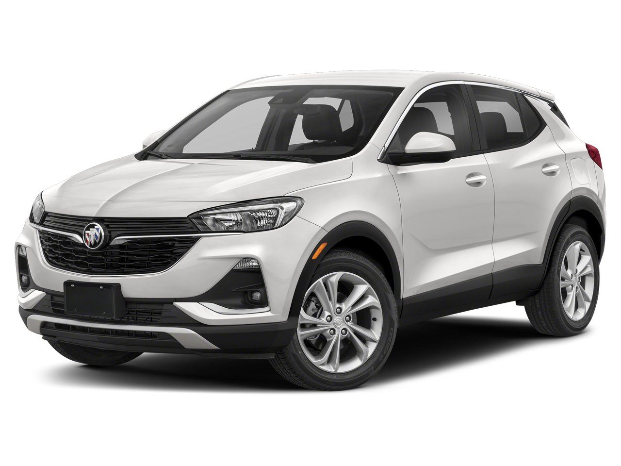 2023 Buick Encore GX Select in Summit White — front three-quarter view