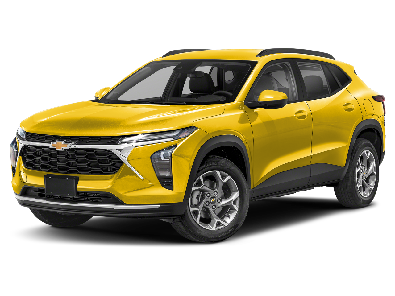 2024 Chevrolet Trax ACTIV in Nitro Yellow Metallic — front three-quarter view