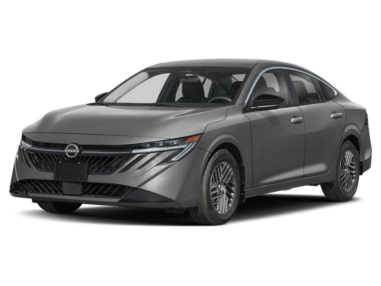2026 Nissan Sentra SV in Gun Metallic — front three-quarter view