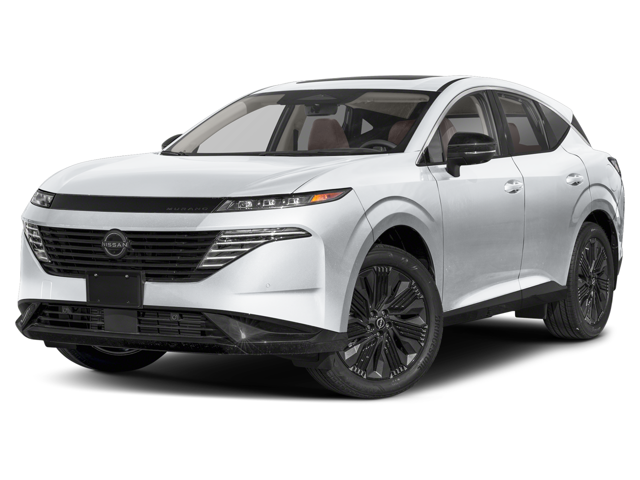 2026 Nissan Murano Platinum in Everest White Pearl Tricoat — front three-quarter view