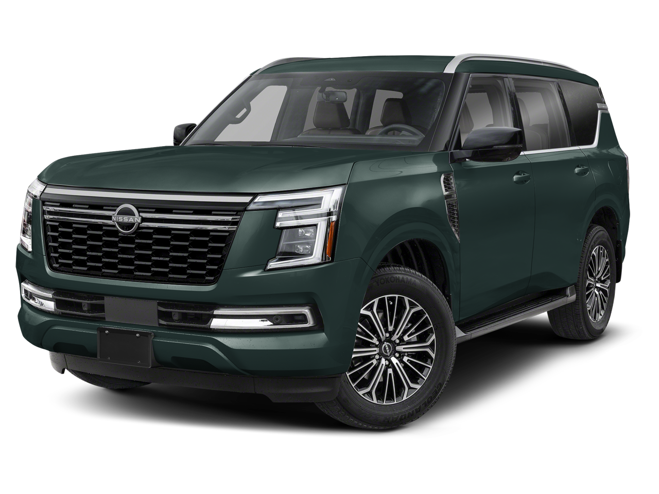 2026 Nissan Armada SL in Alpine Metallic — front three-quarter view