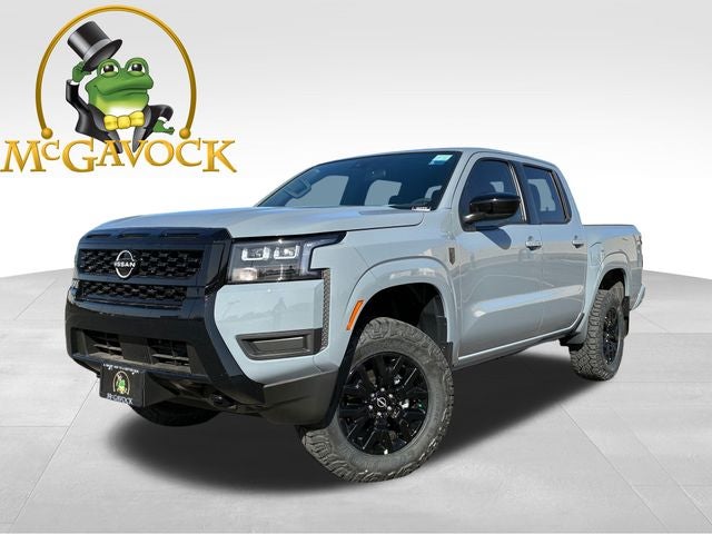 2026 Nissan Frontier SV in Boulder Gray Pearl — front three-quarter view