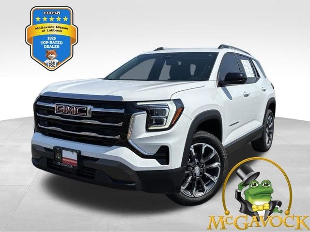 2025 GMC Terrain Elevation in Summit White — front three-quarter view
