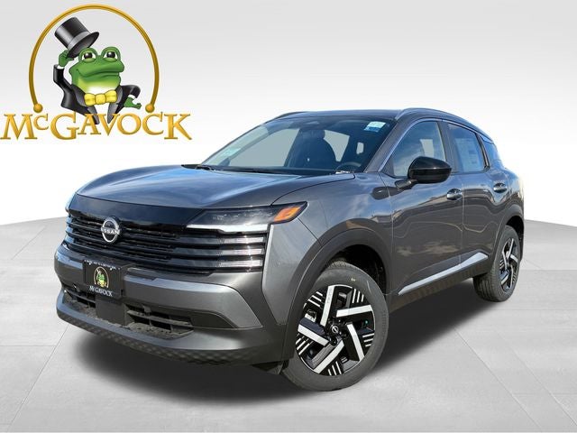 2026 Nissan Kicks SV in Gun Metallic — front three-quarter view