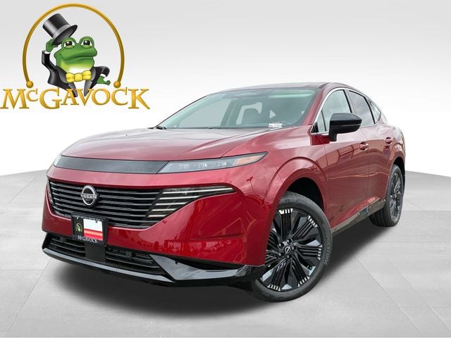 2026 Nissan Murano Platinum in Scarlet Ember Tintcoat — front three-quarter view