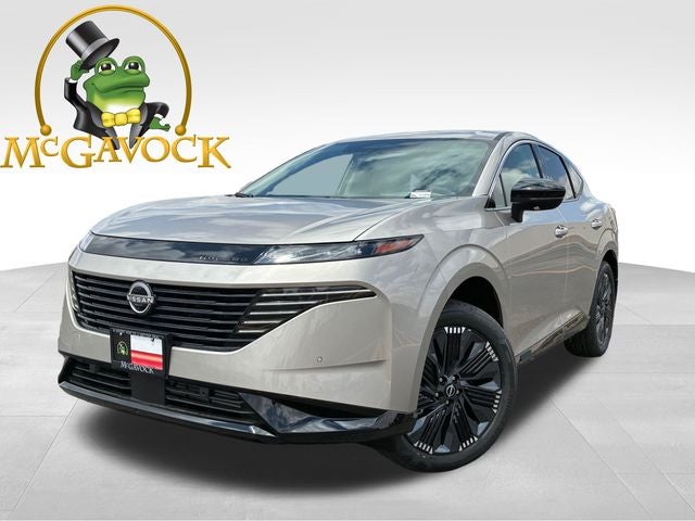 2026 Nissan Murano Platinum in Champagne Silver Metallic — front three-quarter view