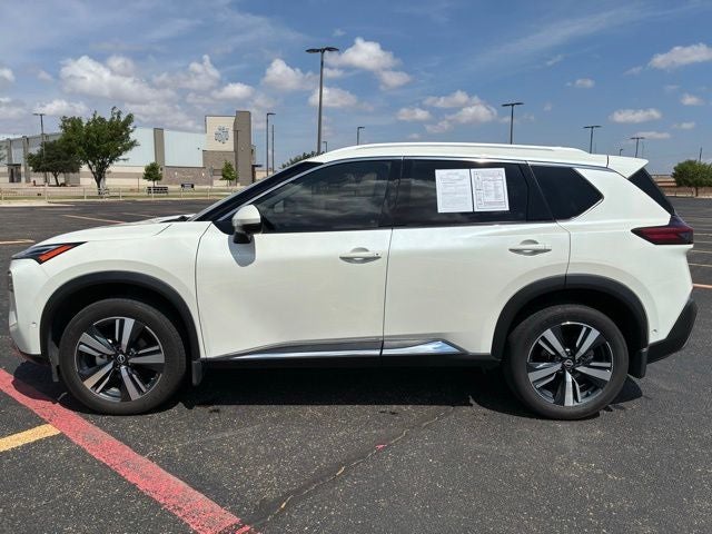 2023 Nissan Rogue — rear three-quarter view
