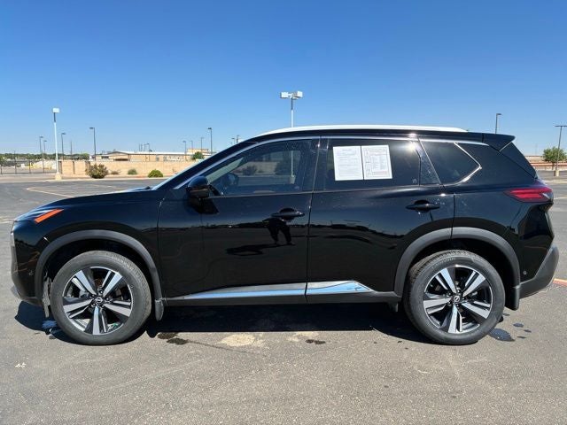 2023 Nissan Rogue — rear three-quarter view