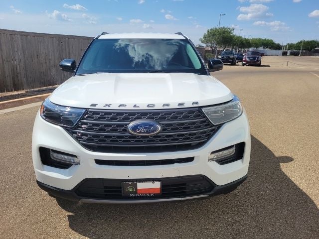 2022 Ford Explorer — rear three-quarter view
