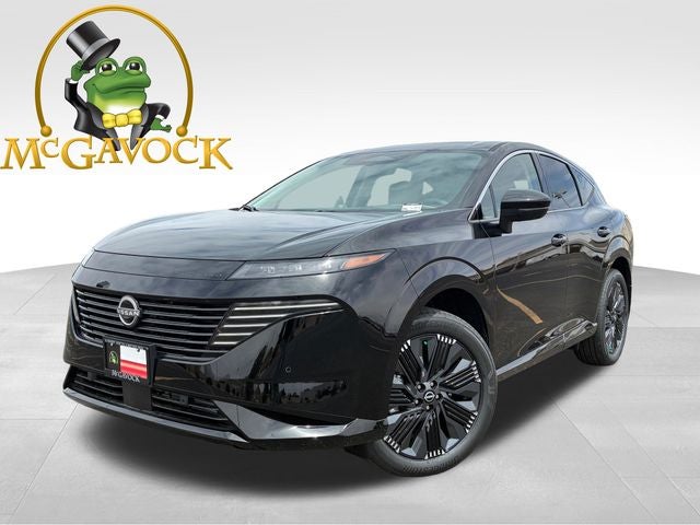 2026 Nissan Murano Platinum in Super Black — front three-quarter view